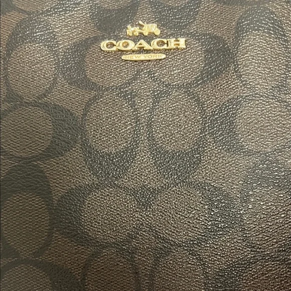 Coach Signature Black Tote Bag - Picture 2 of 8